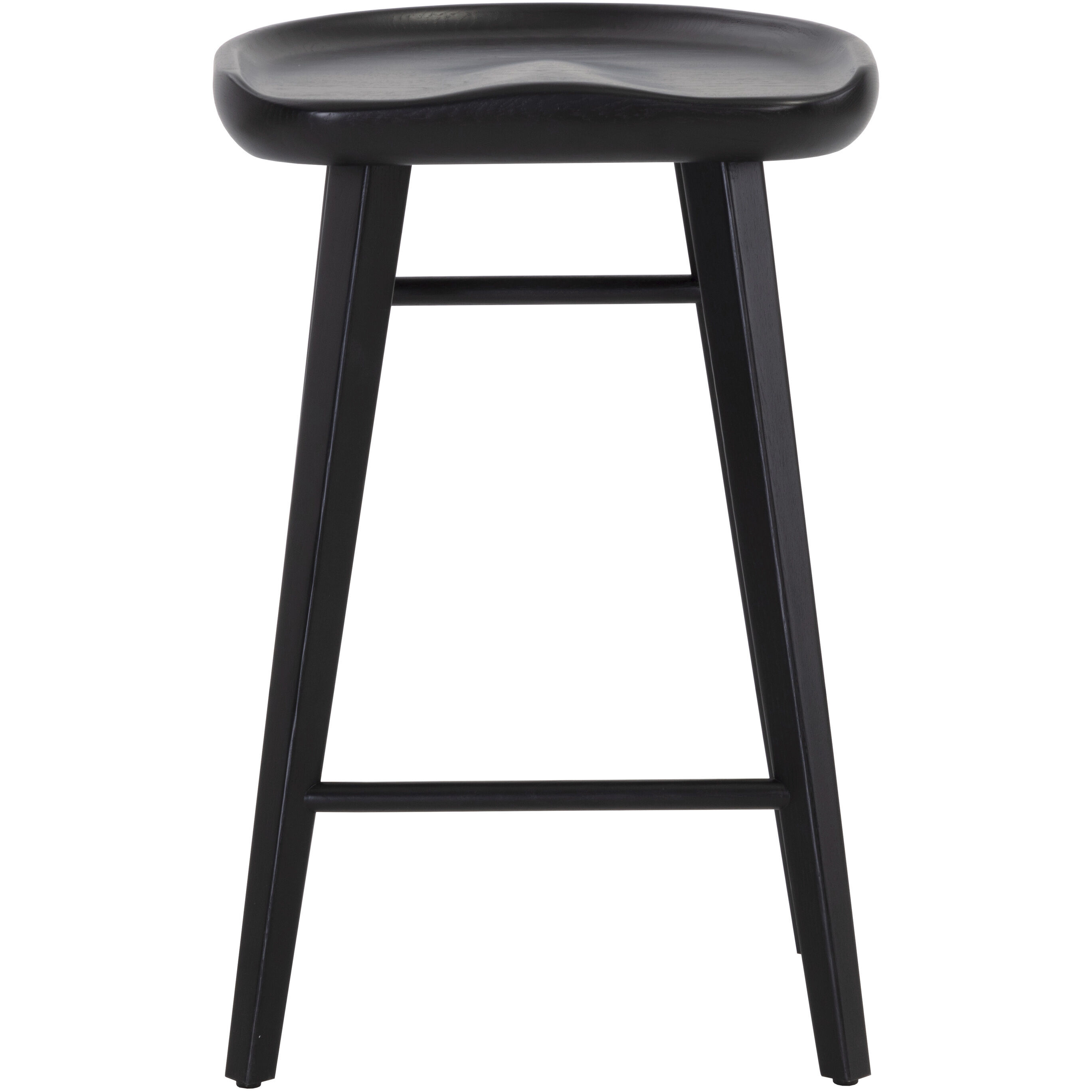 Dominic 26.5 inch Black Counter Stool